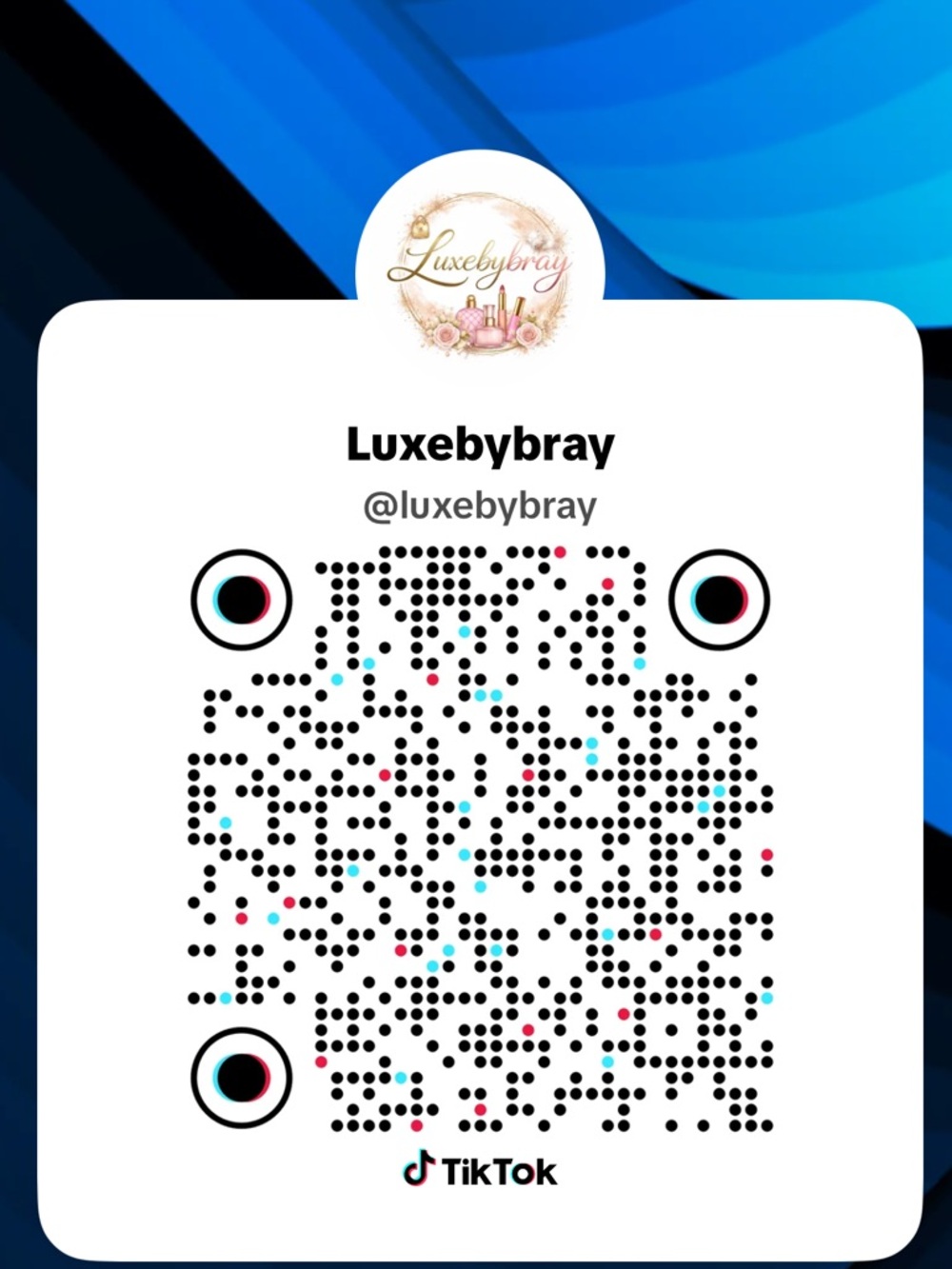 Luxebybray TikTok QR CODE
